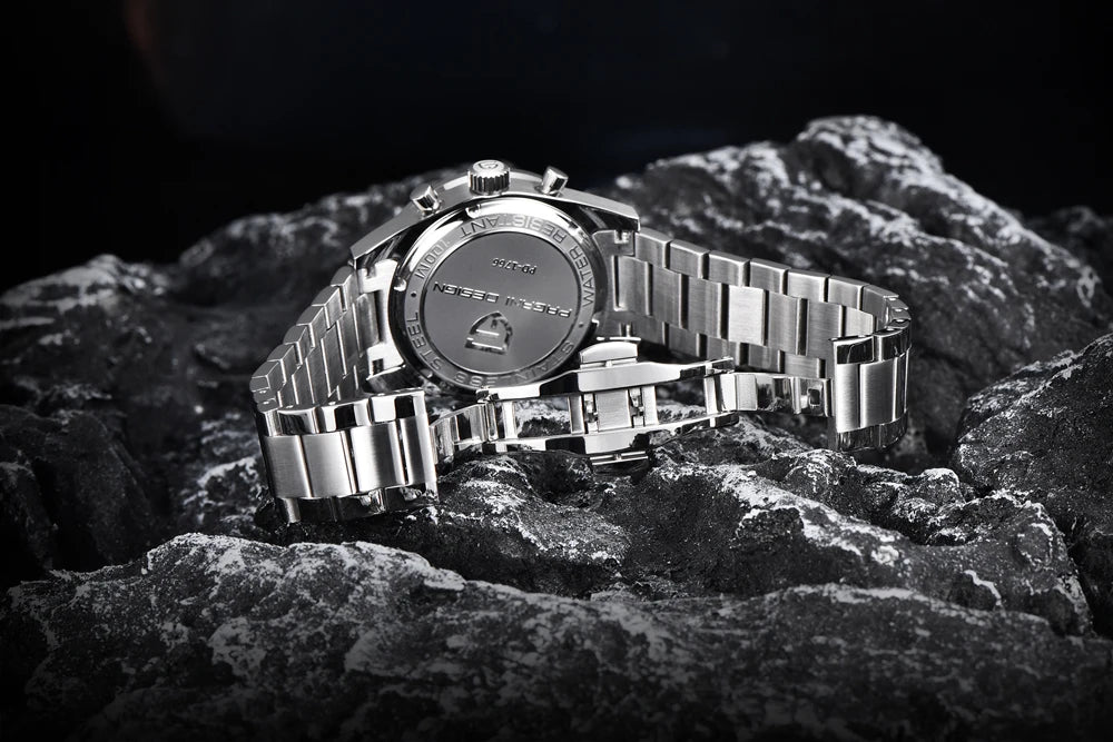 PAGANI DESIGN New Retro Wide arrow Moon Men's Watches Luxury Quartz Watch For Men Sport Chronograph VK64 AR Sapphire glass 2026