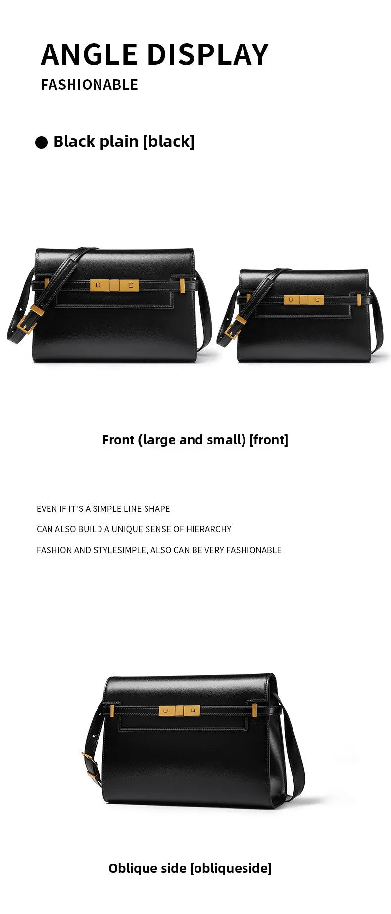 Retro High-End Feeling Manhattan Handbag Underarm Mailman Bag for Stylish Urban Living