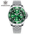STEELDIVE SD1953 New Arrival Stainless Steel Bi-Color Dial NH35 Automatic Watch 300M Waterproof Sapphire Glass Men Dive Watches