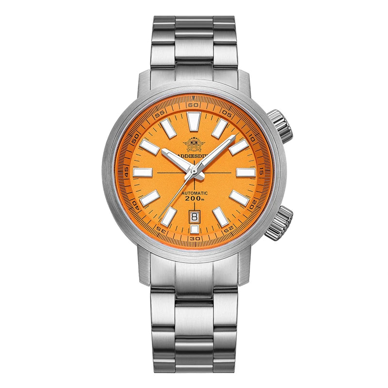 ADDIESDIVE Automatic Mechanical Watch 200m Waterproof BGW9 Super Luminous Sapphire Grass  8215 316L Stainless Steel Men Watches
