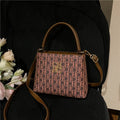 Handheld Bucket Bag For Women Shoulder Crossbody Bag Fashion Large Capacity Trendy Versatile Compartment Underarm Letter Bag