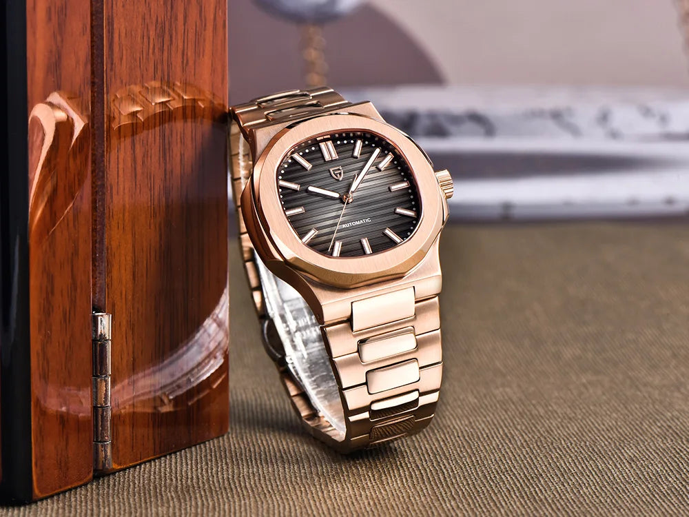 PAGANI DESIGN 2026 New Watches mens Luxury Seagull ST16 Mechanical Mens Automatic Watches Sapphire Stainless Steel Waterproof