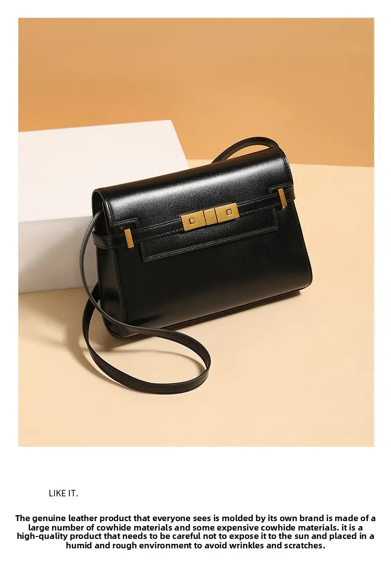 Retro High-End Feeling Manhattan Handbag Underarm Mailman Bag for Stylish Urban Living
