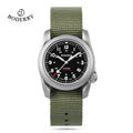 Boderry VOYAGER Field Watches Bronze Case Automatic For Seiko NH35 Watch 100M Waterproof Clock Military Vintage Wristwatch Mens