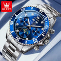 OLEVS 6729 Mens Watch High QualityGold Multifunctional Automatic Mechanical Watch Moon Phase Sports Watches Original Luxury