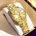 OLEVS High Quality Luxury Watch for Woman Waterproof Stainless Steel Automatic Mechanical Ladies Watch Elegant Women's Watches