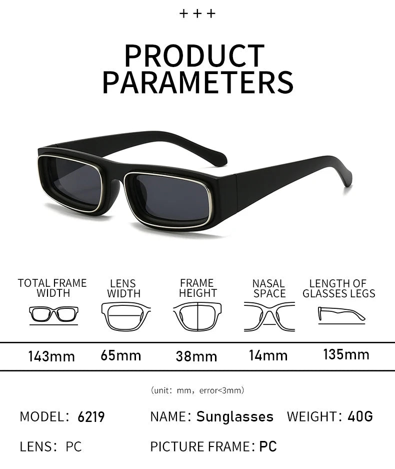 Sunglasses For Men Women Populor Retro Small Frame High Quality Outdoor Glasses Driving Beach Vacation Accessory Eyewear