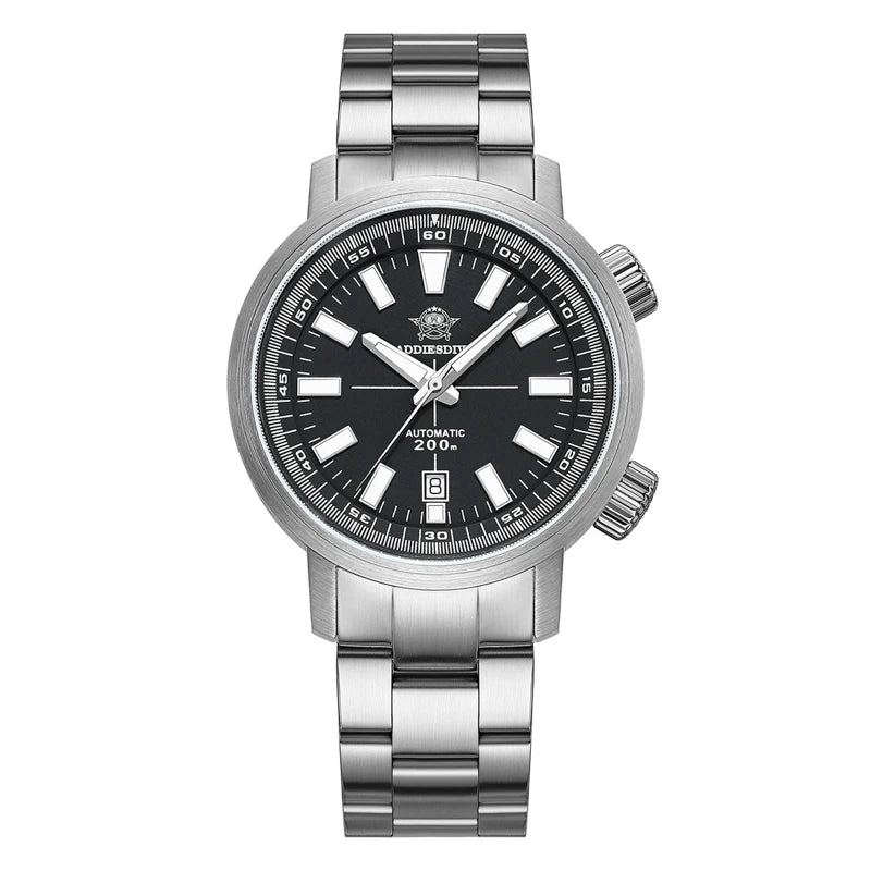 ADDIESDIVE Automatic Mechanical Watch 200m Waterproof BGW9 Super Luminous Sapphire Grass  8215 316L Stainless Steel Men Watches