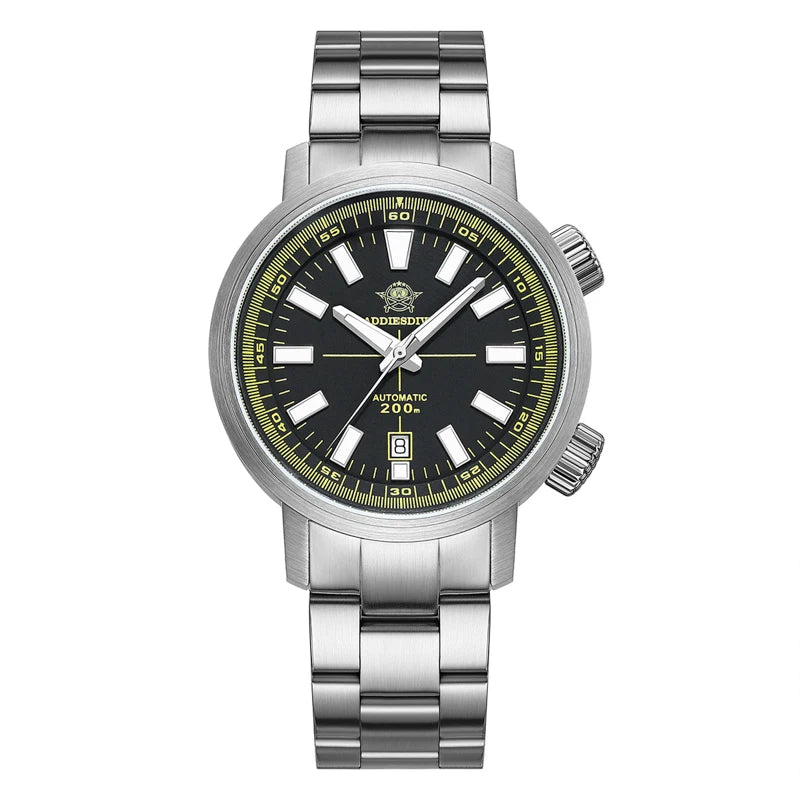 ADDIESDIVE Automatic Mechanical Watch 200m Waterproof BGW9 Super Luminous Sapphire Grass  8215 316L Stainless Steel Men Watches
