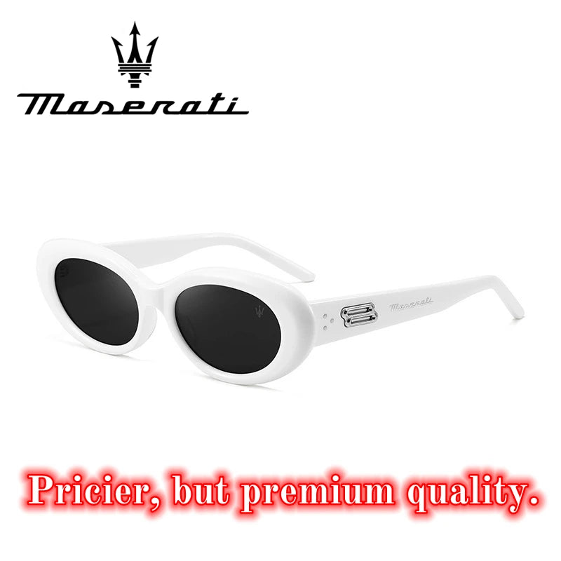 MASERATI Sunglasses New Fashion goggles Stylish Unframed Metal rimmed Shades for Men Women Cool Pose Trendy Design 10785
