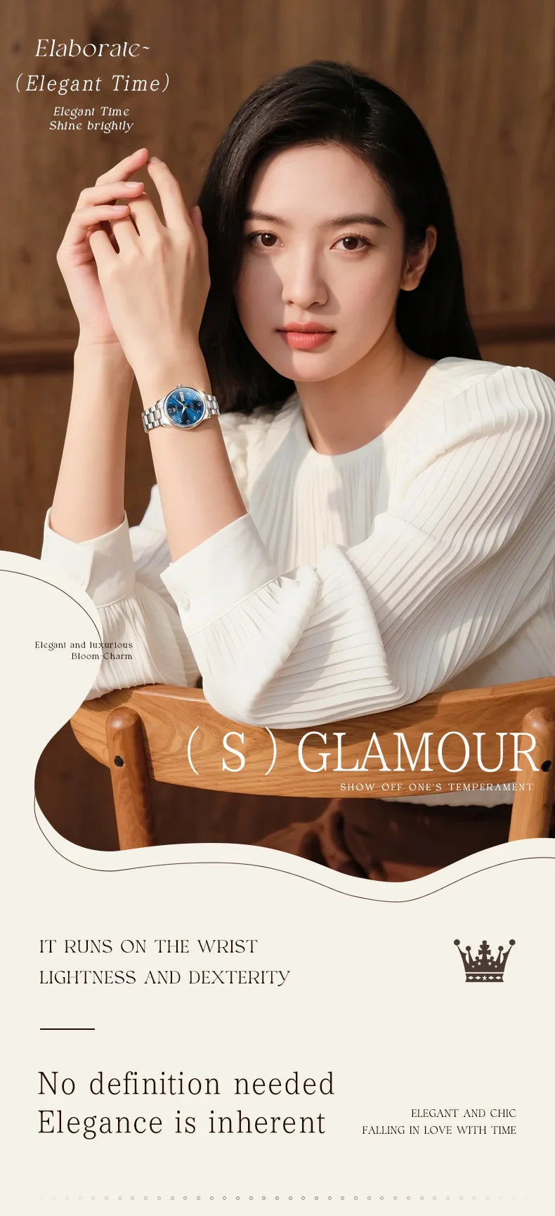 OLEVS High Quality Luxury Watch for Woman Waterproof Stainless Steel Automatic Mechanical Ladies Watch Elegant Women's Watches