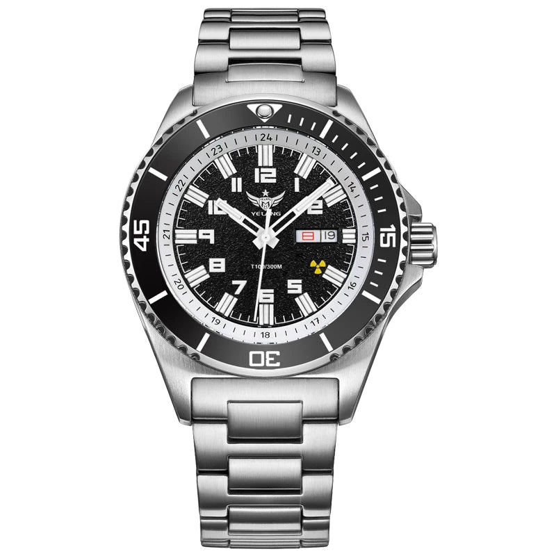 Yelang V1031 Luxury Men Brand Watch 44mm Diver Water Watches Japan 8205 Automatic Mechanical movement Luminous 300M Waterproof