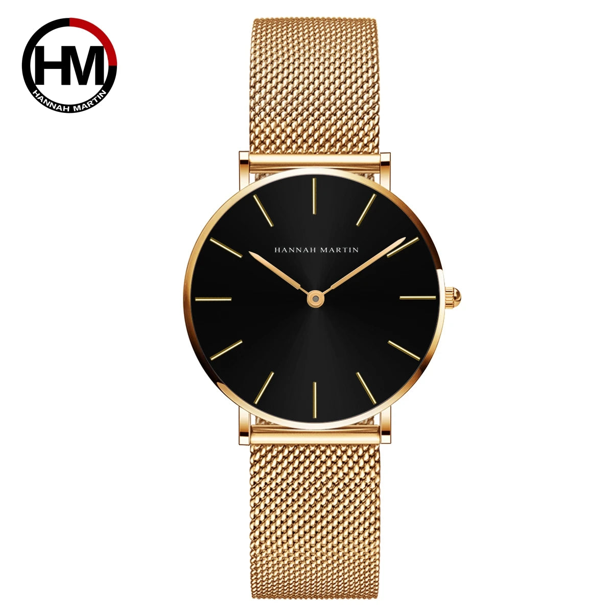 Women Watch Top Brand Dropshipping Japan Quartz Movement 36mm Rose Gold Waterproof Fashionable Nordic Minimalist Ladies Watches