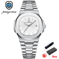 2026 New For Men Fashion Brand Male Watch Waterproof Luminous Stainless Steel Watches  Date Week Casual Quartz Men's Clock Reloj