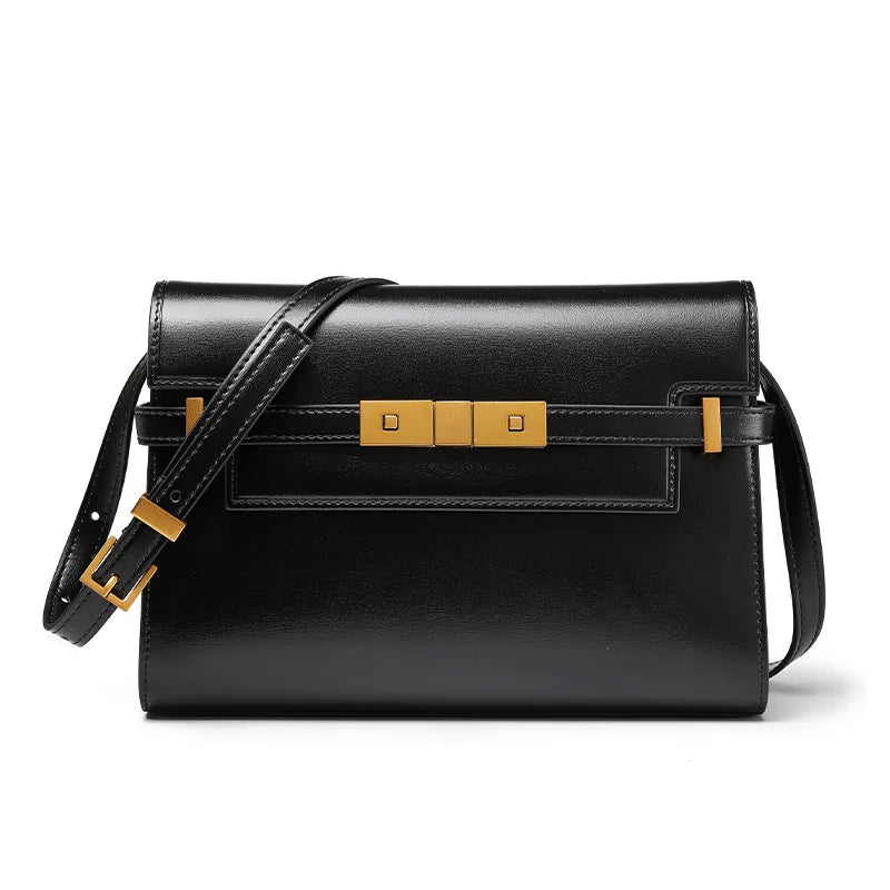 Retro High-End Feeling Manhattan Handbag Underarm Mailman Bag for Stylish Urban Living